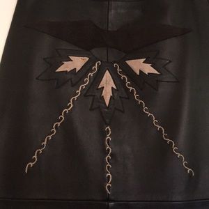 Leather skirt European Size 38 fully lined